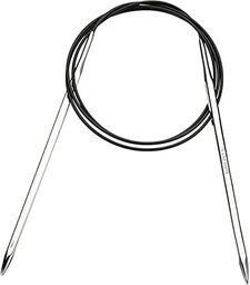 KnitPro K12219 druty okrągłe, srebrne, 5 mm