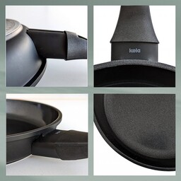 KELA-Patelnia ceramiczna 20cm czarna Atura