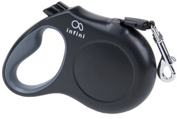 Amiplay Smycz automatyczna Infini Freedom M Czarny