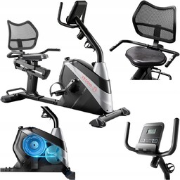 Rower Stacjonarny Fitness Czarny Treningowy Magnetyczny Yesoul J1