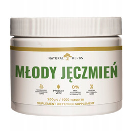 Natural Herbs - Młody Jęczmień 250 mg -