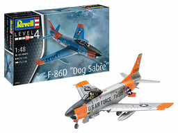 Revell, Samolot f-86d dog sabre 1/48, Model plastikowy