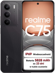 Smartfon REALME C75 8/256GB Czarny (Storm Black)