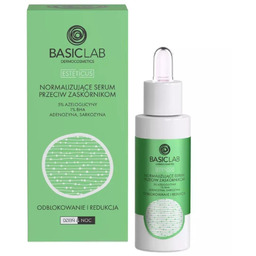 Basiclab Dermocosmetics, Serum normalizujące przeciw zaskórnikom, 30ml