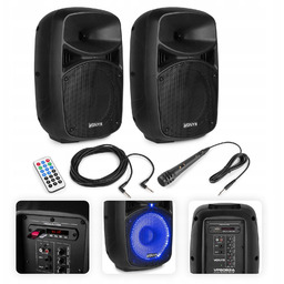 Zestaw nagłośnieniowy 400W Vonyx Usb Sd Bt Led