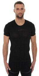 Koszulka termoaktywna BRUBECK Base Layer krótki rękaw grafitowa