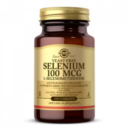 SOLGAR Selenium (Yeast Free) 100 mcg (100 tabl.)