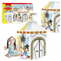 Domek kartonowy do malowania