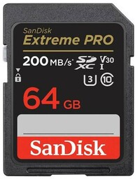 SANDISK SDXC 64GB Extreme Pro 200/90MB/s Karta pamięci