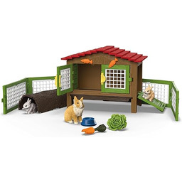 schleich FARM WORLD Klatka dla królików 42728 Zestaw