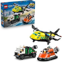 LEGO City Zestaw z samolotem, ciężarówką serwisową