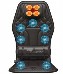 Mata Masująca z grzaniem, chłodzeniem, masaż shiatsu, masaż