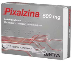 Pixalzina 500mg, Lek na silny ból, 12 tabl.
