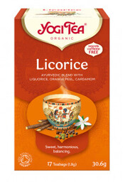 Herbata LICORICE Lukrecja BIO 17 torebek Yogi Tea