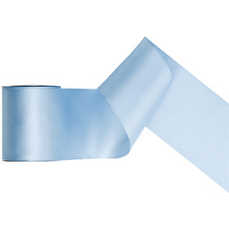 Tasiemka satynowa, jasny mglisty niebieski, 100mm/25 m, 1