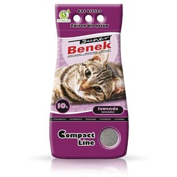 Żwirek Super BENEK Compact Lawenda, 10 l