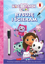 Koci Domek Gabi Rysuję i ścieram, książeczka