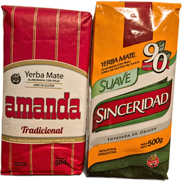 Amanda Tradicional + Sinceridad Suave. Zestaw 2x500g