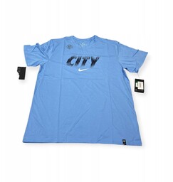 Koszulka T-Shirt Męski Manchester City Na Krótki Rękaw