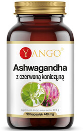 YANGO Ashwagandha Z Czerwoną Koniczyną 90vegcaps