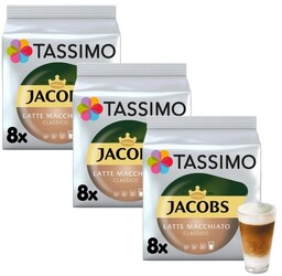 ZESTAW - Kapsułki Tassimo Jacobs Latte Macchiato Classico