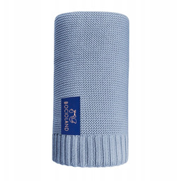 Kocyk bambusowy bawełniany dzianinowy bambus Jeans