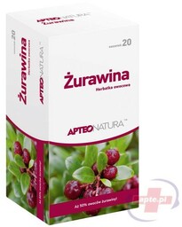 Żurawina APTEO NATURA zioła do zaparzania x20 saszetek