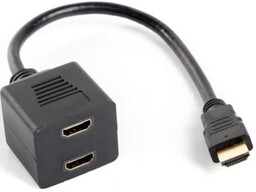 Lanberg adapter HDMI - 2x HDMI M/F 20cm