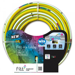 Wąż ogrodowy 1" 25m NTS TOBBY Miękki 4-warstwowy