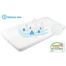 Babymatex Podkład higieniczny 40/50x80/90 frotte 1 biały nieprzemakalne