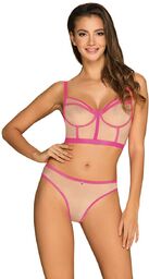 Top i figi Nudelia neon pink