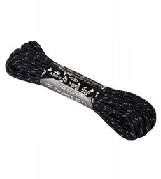 Linka 550 Paracord Reflective (50ft) - Czarna