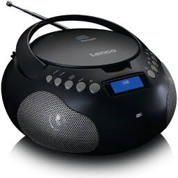BOOMBOX STEREO RZENOŚNY RADIOODTWARZACZ PŁYT CD BLUETOOTH RADIO