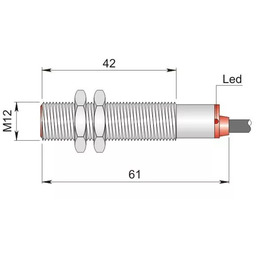 Czujnik indukcyjny 12 mm SI12-C2 NPN NO+NC