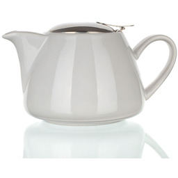 BANQUET Dzbanek ceramiczny z wieczkiem ze stali nierdzewnej