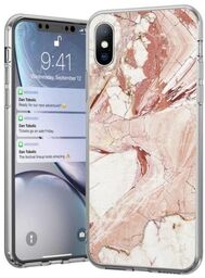 Wozinsky Marble Etui Xiaomi Redmi Note 9 Różowe