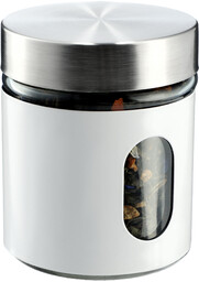 Szklany pojemnik kuchenny Loano 320 ml, biały