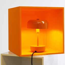 Dyberg Larsen Lampa stołowa Haipot, żółty / pomarańczowy,