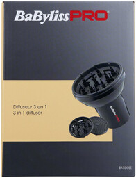 BaByliss PRO, dyfuzor uniwersalny 3-częściowy, BABD05E