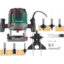 Frezarka górnowrzecionowa Parkside 1200 W Frezy zestaw Mocna