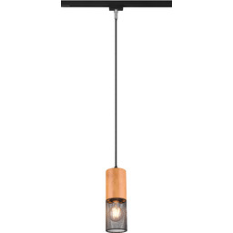 Lampa wisząca do szyn drewno+metal DUOLINE 73430132 -
