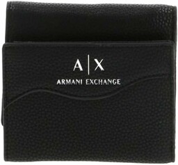 ARMANI EXCHANGE Wave - Bi-fold portfel Damski, Czarny,