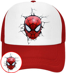 CZAPKA Z DASZKIEM SPIDERMAN DLA DZIECI NA LATO