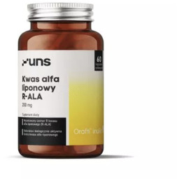 UNS - Kwas alfa-liponowy R-ALA 60 vege kaps.