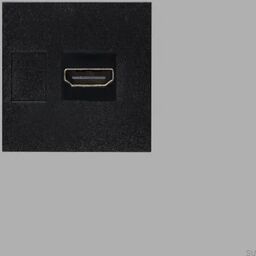 Moduł HDMI 45mm Czarny Standard europejski
