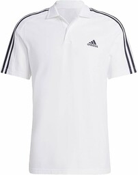 adidas Mężczyźni Essentials Piqué Embroidered Small Logo 3-Stripes
