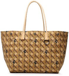 Torebka Tory Burch Canvas Basketweave Tote 139623 Beżowy