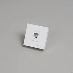Moduł Telephone Cat 3 45mm Biały Standard europejski