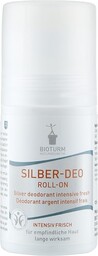 Dezodorant z Mikrosrebrem, Roll-on INTENSIV Fresh No.32, BIOTURM