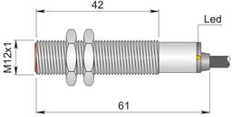 Czujnik indukcyjny 12 mm SI12-C2 PNP NC